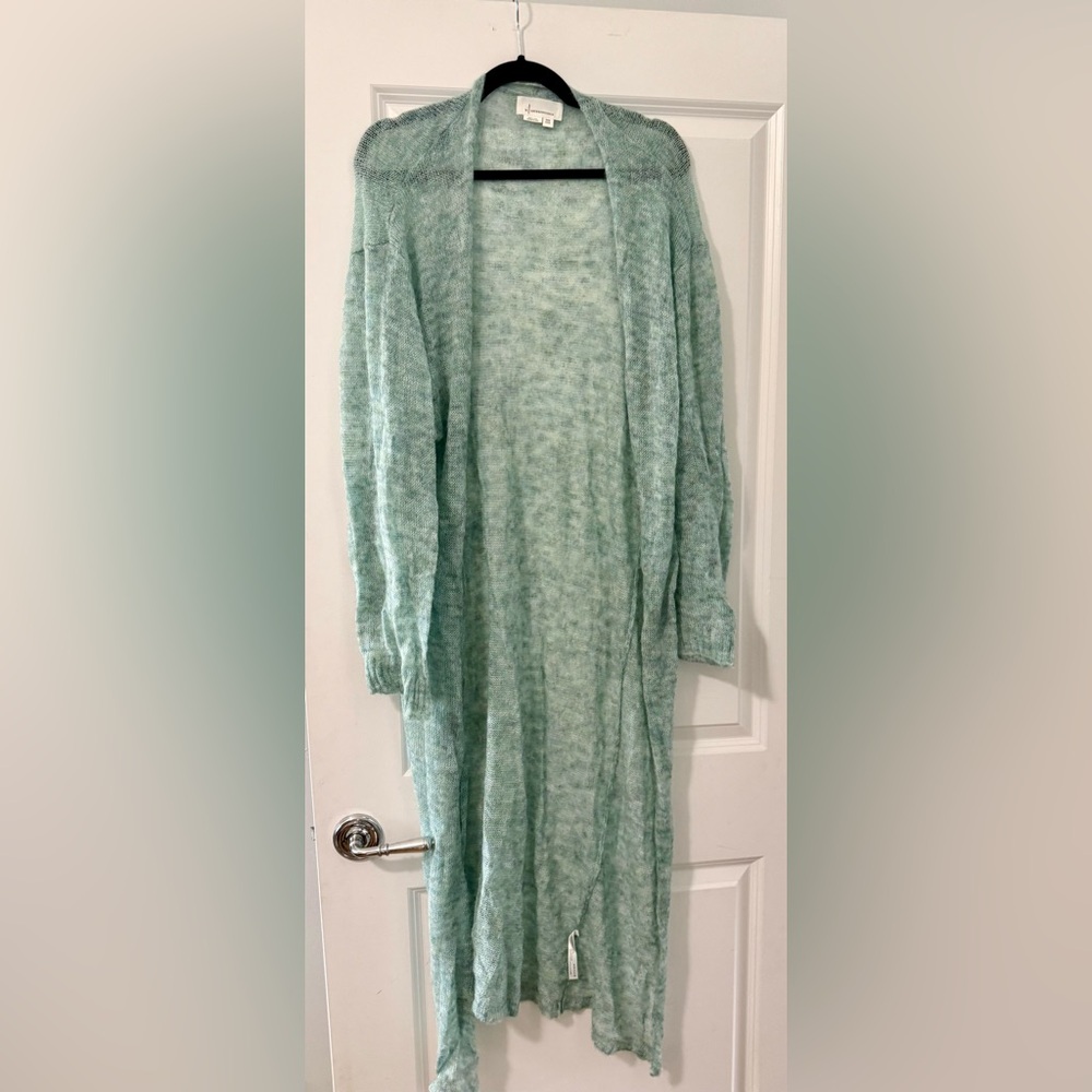 Anthropologie Floor length Mint Knit Sweater